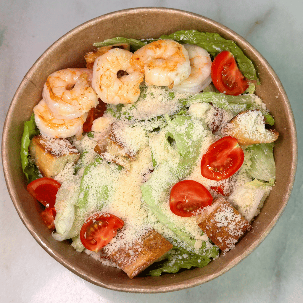 Shoti Caesar Shrimp (Цезарь с креветками)
