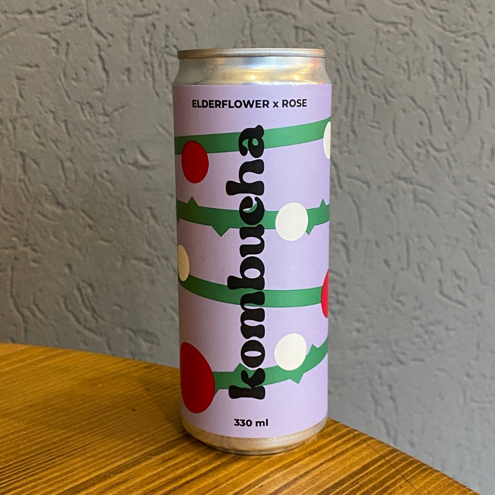 Kombucha Elderflower & Rose