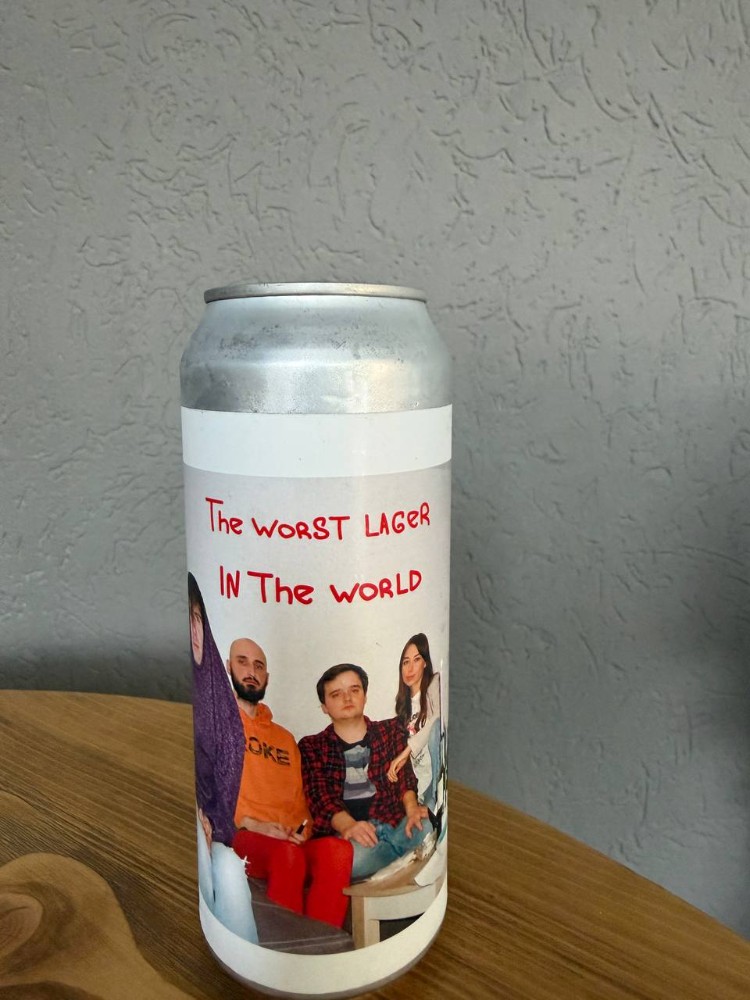 THE WORST LAGER IN THE WORLD 0.5L