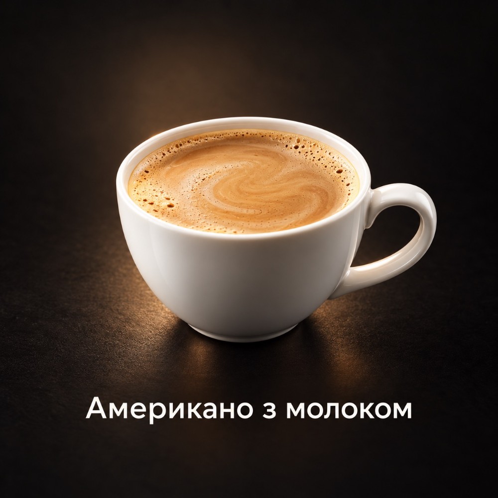 Americano з молоком