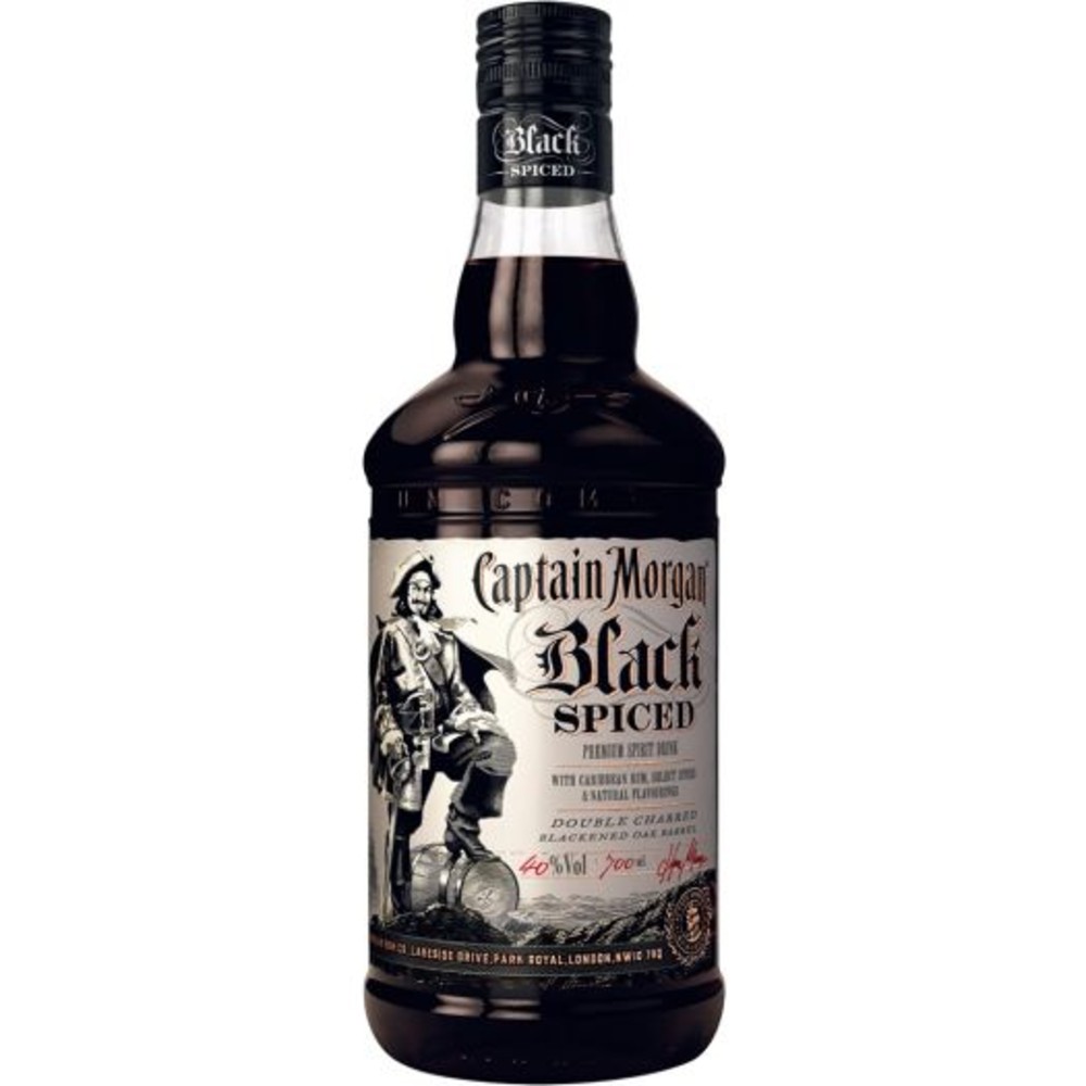 Ром Captain Morgan Black Spiced 50 мл