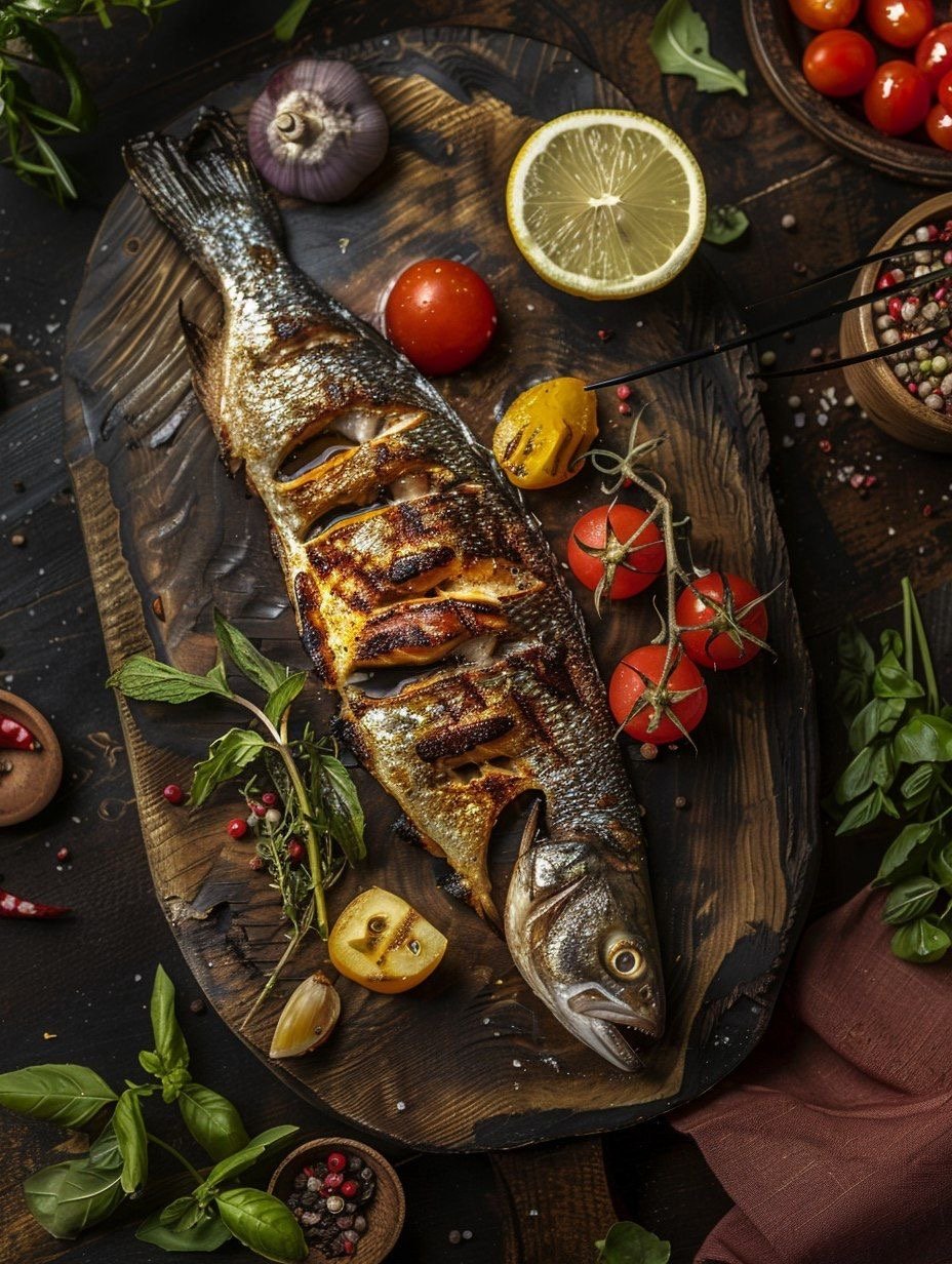 Скумбрія запечена