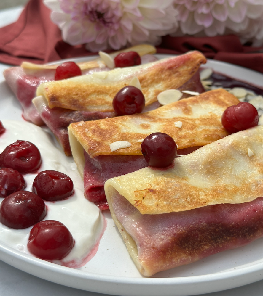 Млинці з вишнею