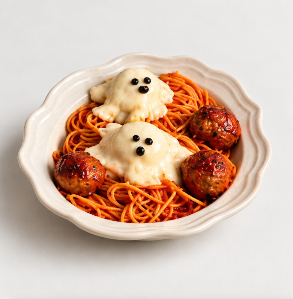 Spooky Spaghetti & Meatballs