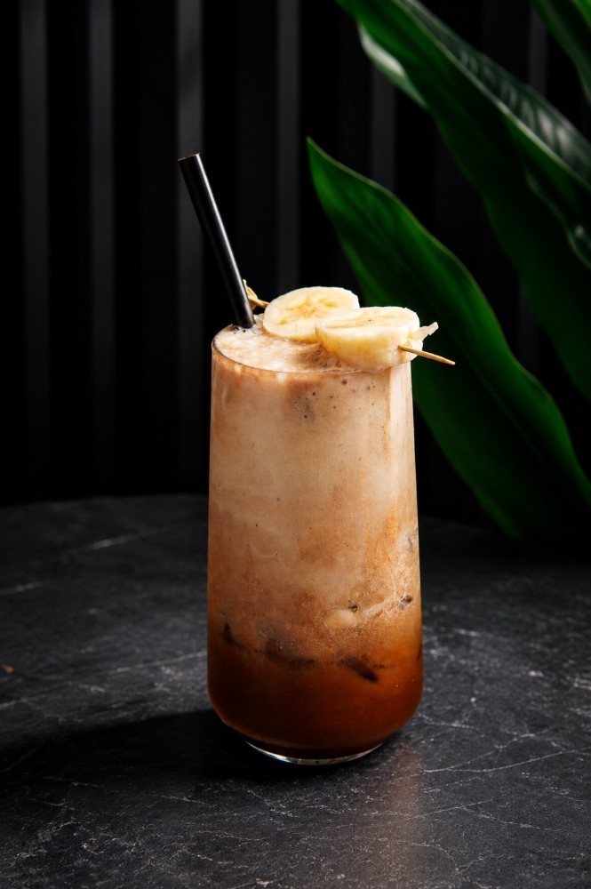ბანანის პროტეინ ყავა / Banana protein coffee