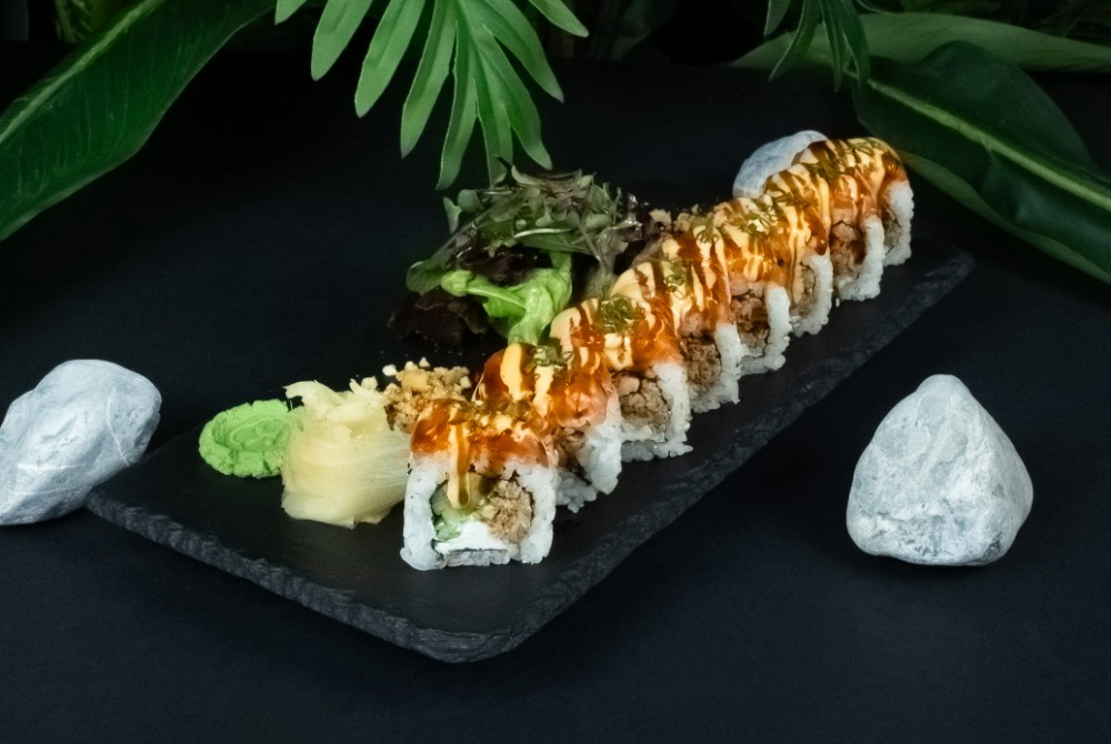ორაგულის როლი სევიჩეთი / Salmon Ceviche Roll