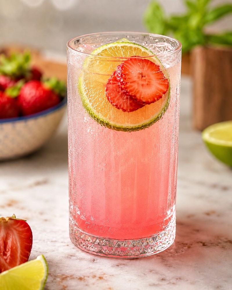 მარწყვის ლიმონათი / Strawberry lemonade