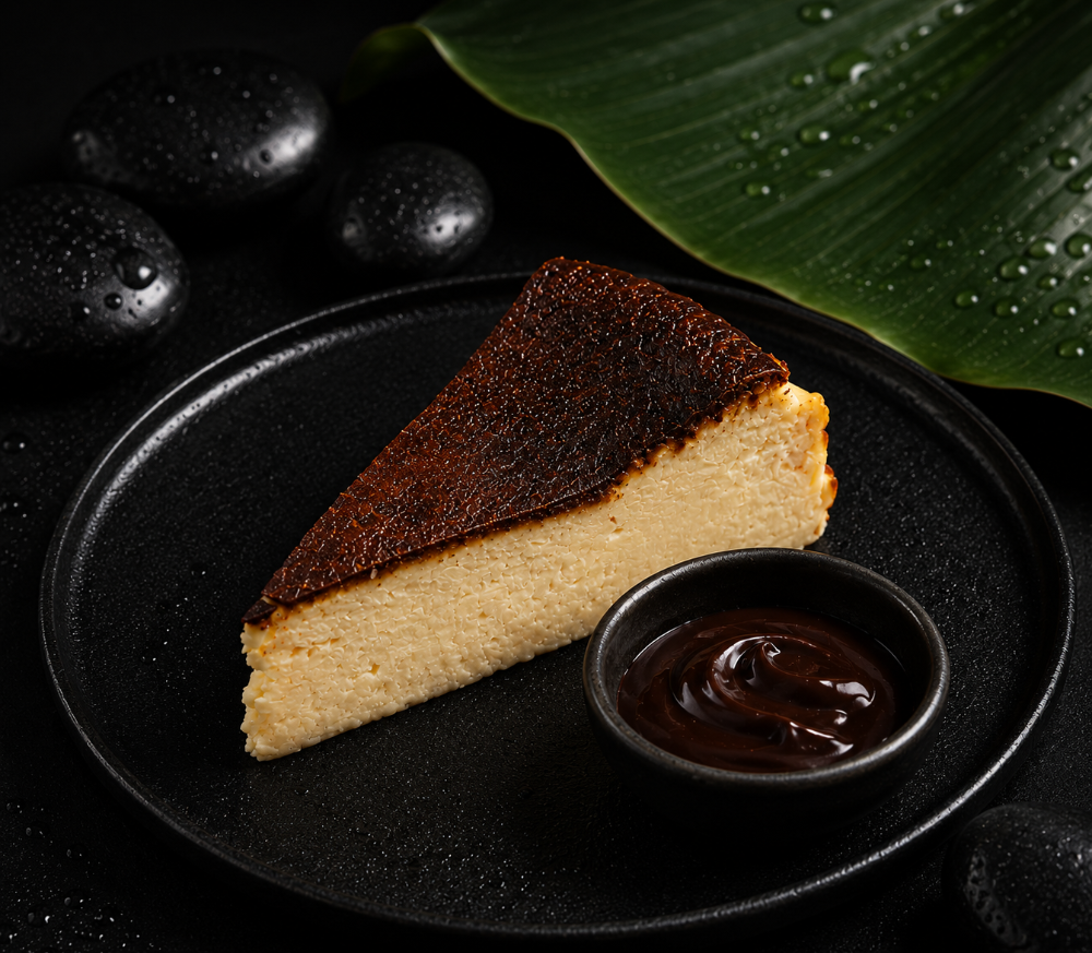 კლასიკური ბასკური ჩიზქეიქი / Classic Basque Cheesecake
