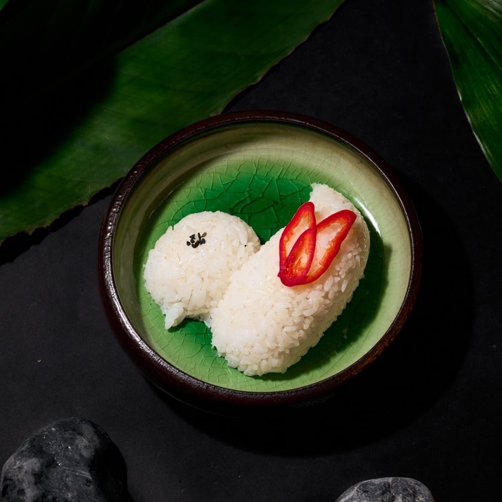 მოხარშული ბრინჯი / Steamed rice