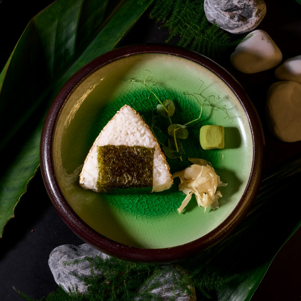 ონიგირი ორაგული, კრევეტი / Onigiri Salmon shrimp
