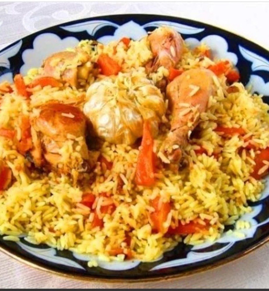 Плов с курицей 1кг НГ /Plov with chicken 1kg NY