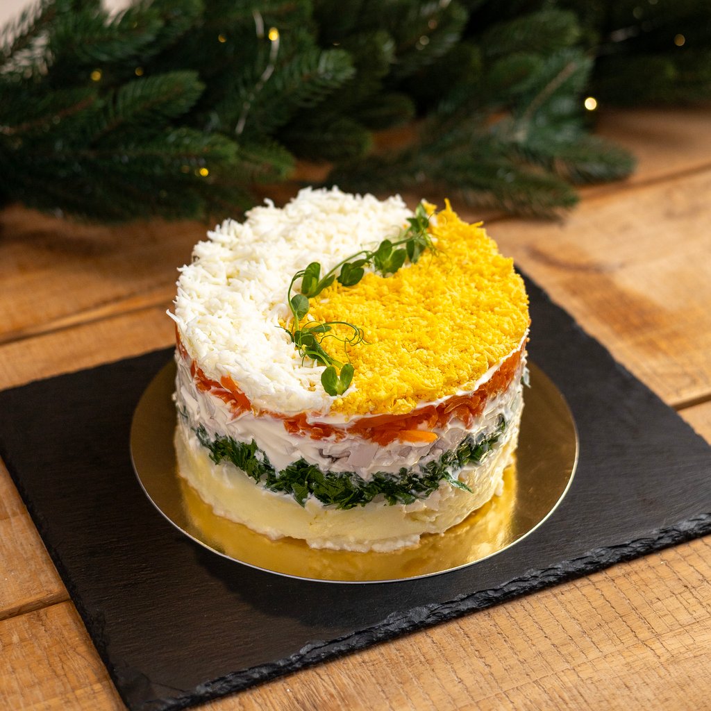 Н/ Салат Мімоза з куркою 850г
