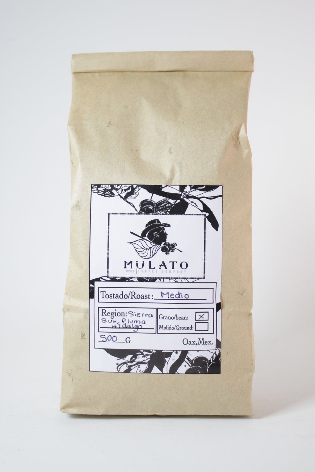 Cafe mulato grano 500g.
