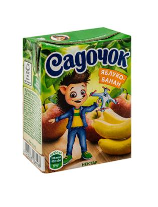 Сік яблучно-банановий "Садочок" 0,2л