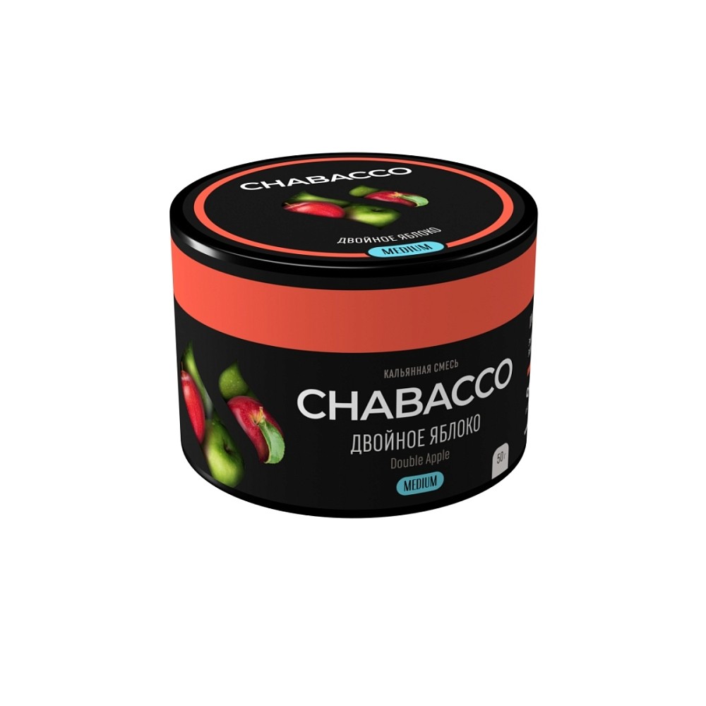 Бестабачная смесь Chabacco 50 гр Двойное Яблоко
