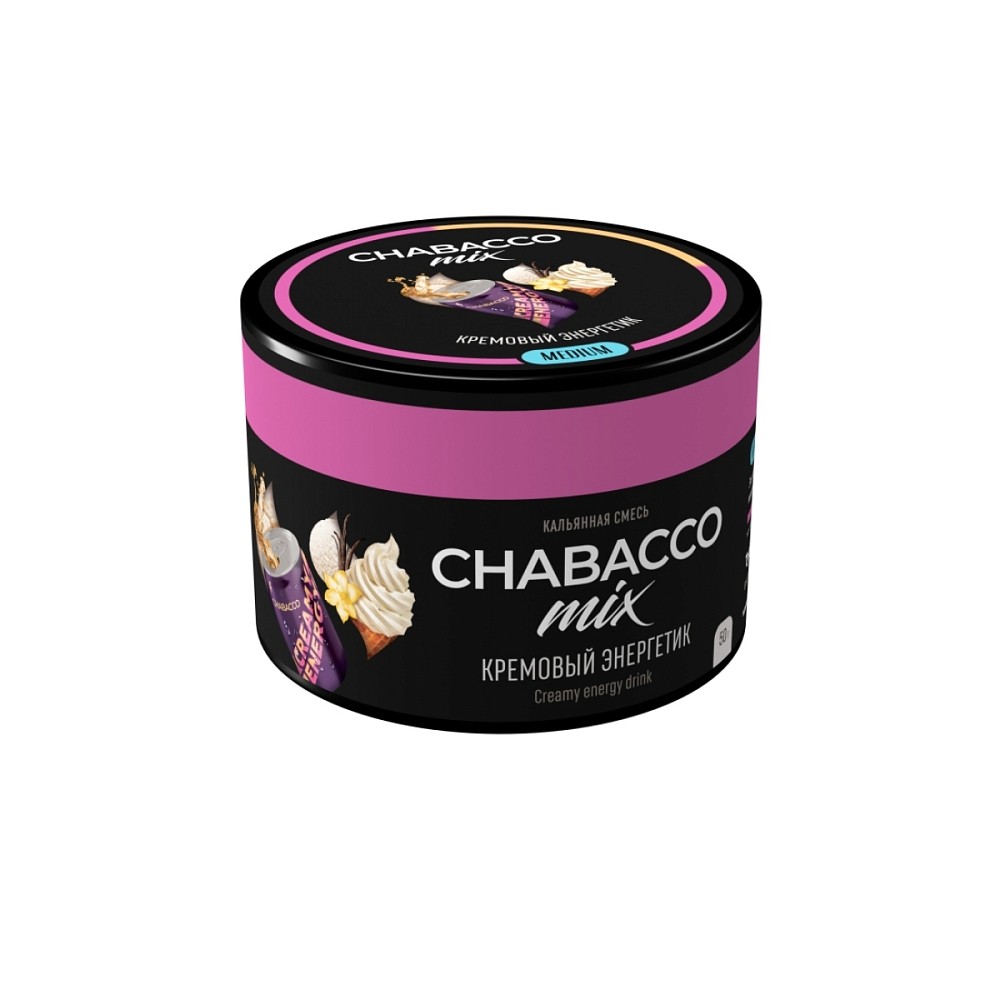 Бестабачная смесь Chabacco 50 гр Кремовый энергетик