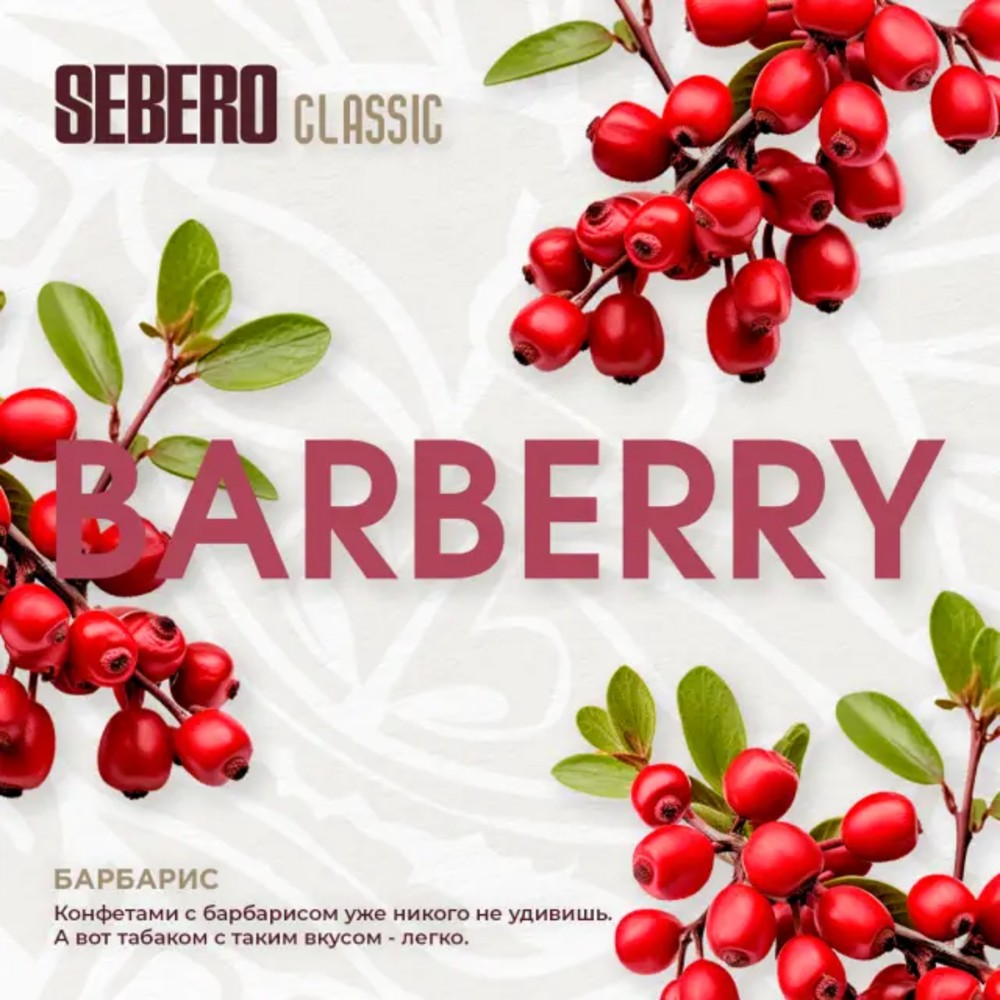 Табак Sebero Classic 200 гр Барбарис