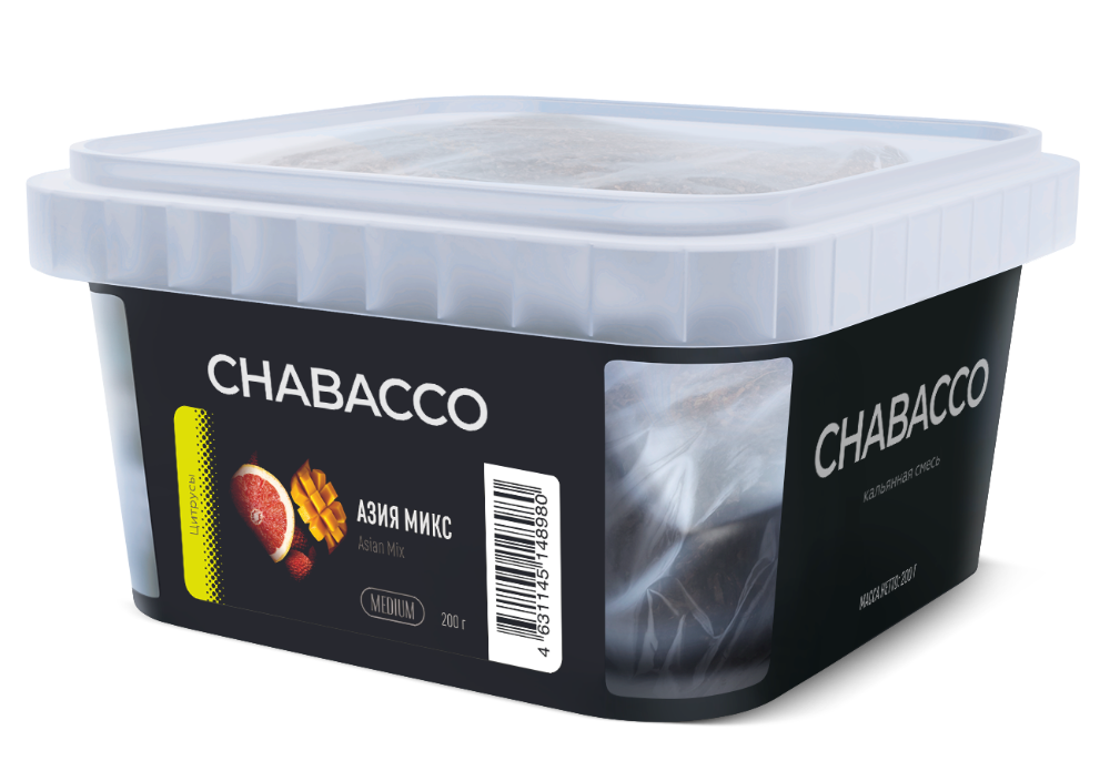 Бестабачная смесь Chabacco 200 гр Азия Микс