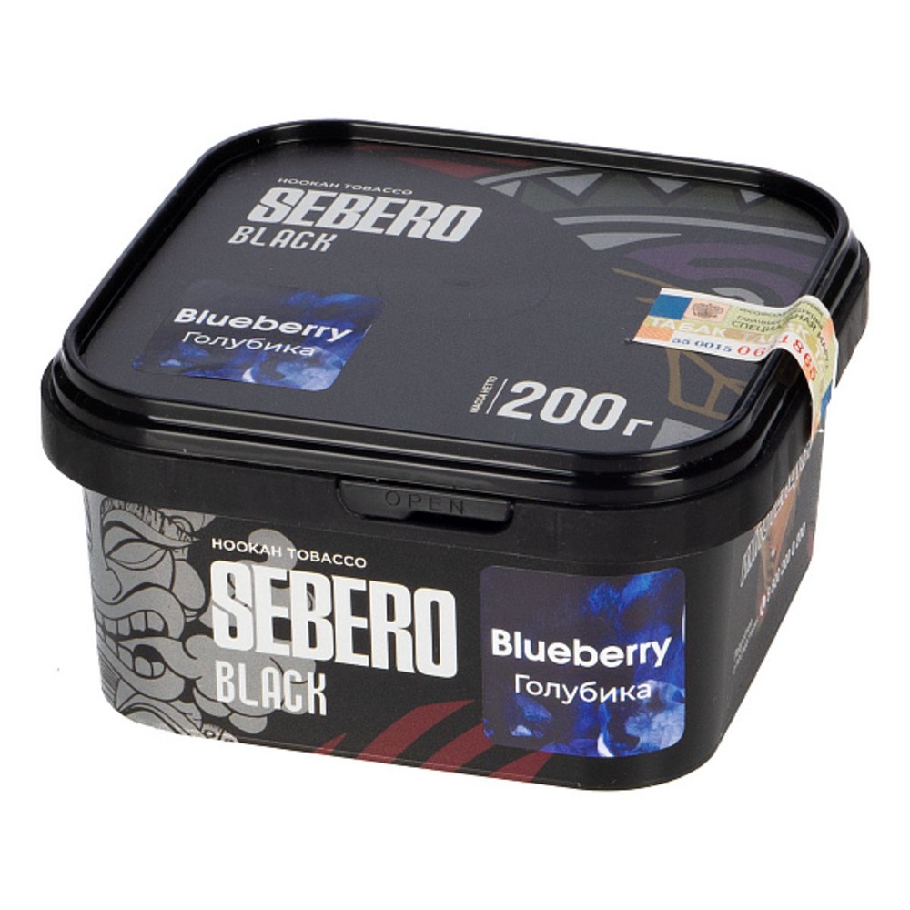 Табак Sebero Black 200 гр Голубика