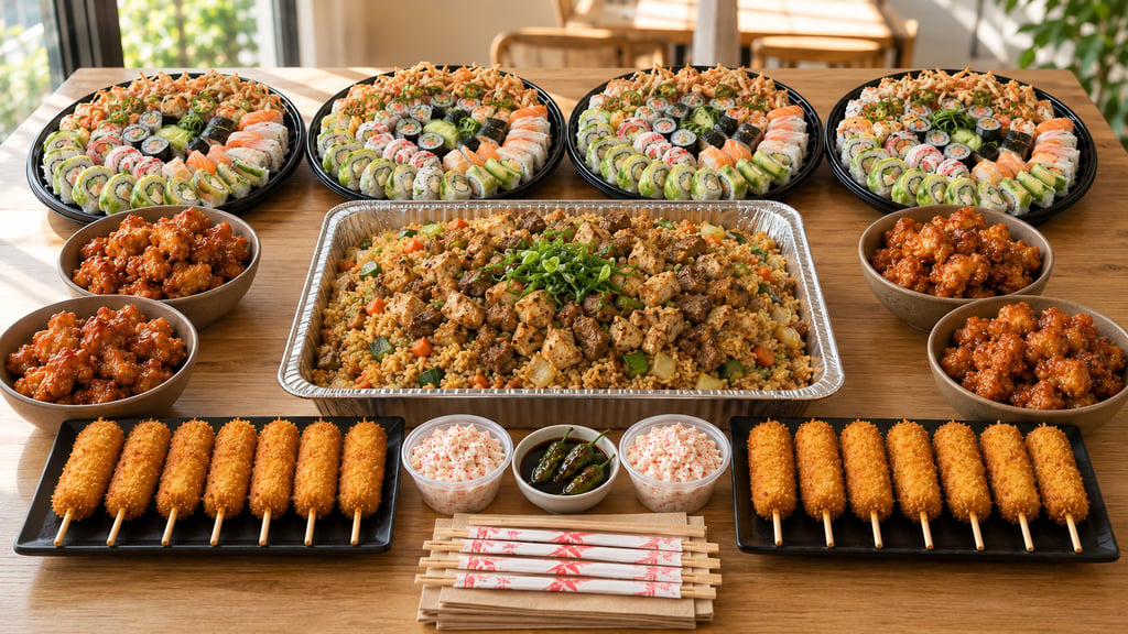 Sushi Pack reunión 20 personas 🍣 $188 p/persona