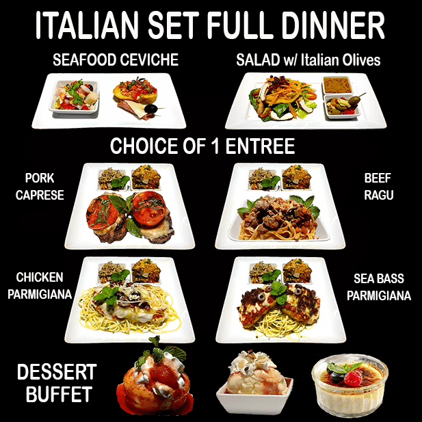 Italian Set Dinner #20