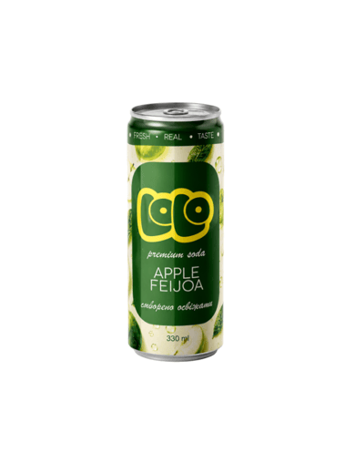 LOLO Premium Soda Apple Feijoa