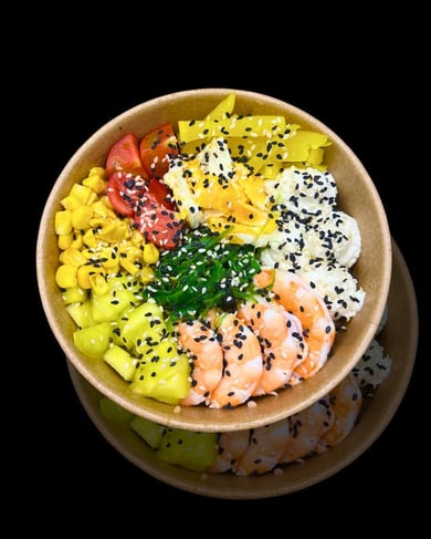 Poke Bowl з креветкою та манго