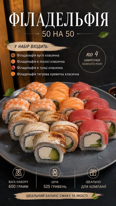 Філадельфія 50/50