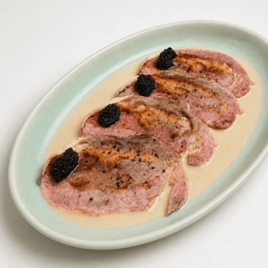 Wagyu Slices with Truffle & Caviar